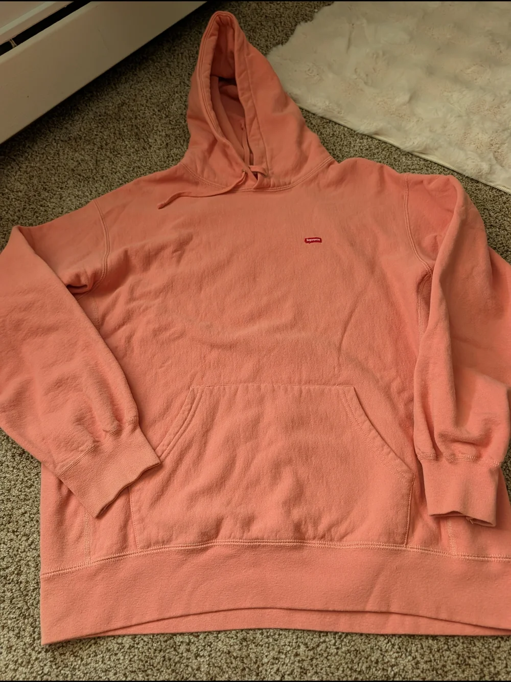 Pre-owned - Supreme coral mini box logo Set - Large Hoodie, Xl Sweatpants